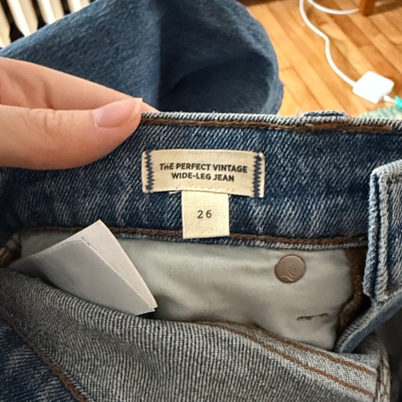 The Perfect Vintage Wide-Leg Jean in Heathcote Wash - Picture 4 of 5